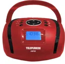 Аудиомагнитола Telefunken TF-SRP3449 красный 3Вт/MP3/FM(dig)/USB/SD/MMC