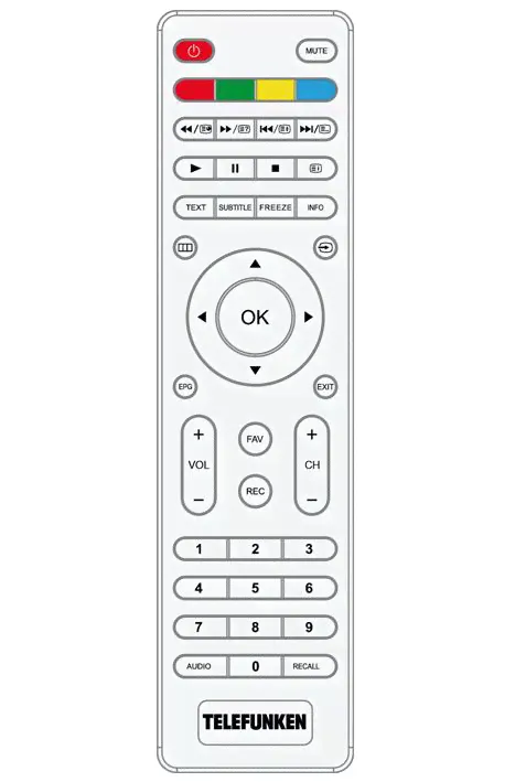 Телевизор TELEFUNKEN TF-LED24S38T2 белый