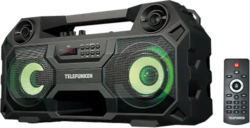 Магнитола Telefunken TF-PS1280B Black, TF-PS1280B