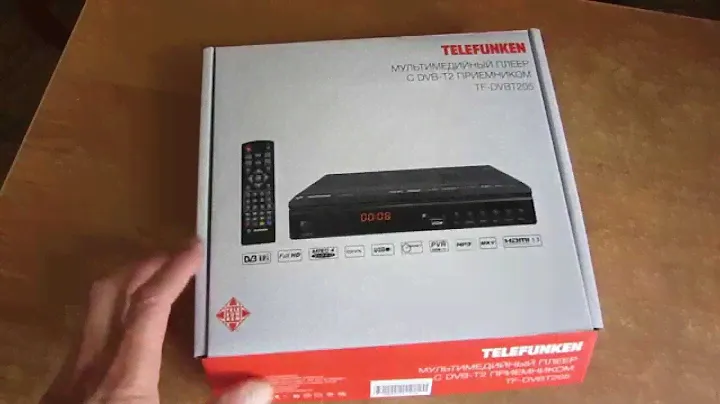 Telefunken TF-DVBT205 DVB-T/T2  Обзор часть 1