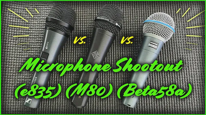 Microphone Shootout [Shure Beta 58a, Telefunken M80, Sennheiser e385]