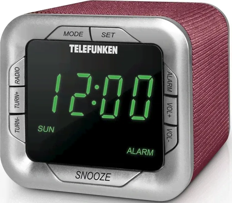 Радиоприемник настольный Telefunken TF-1505, бордовый
