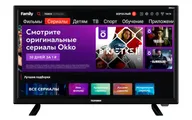 23.6" Телевизор Telefunken TF-LED24S81T2S HD черный СМАРТ ТВ
