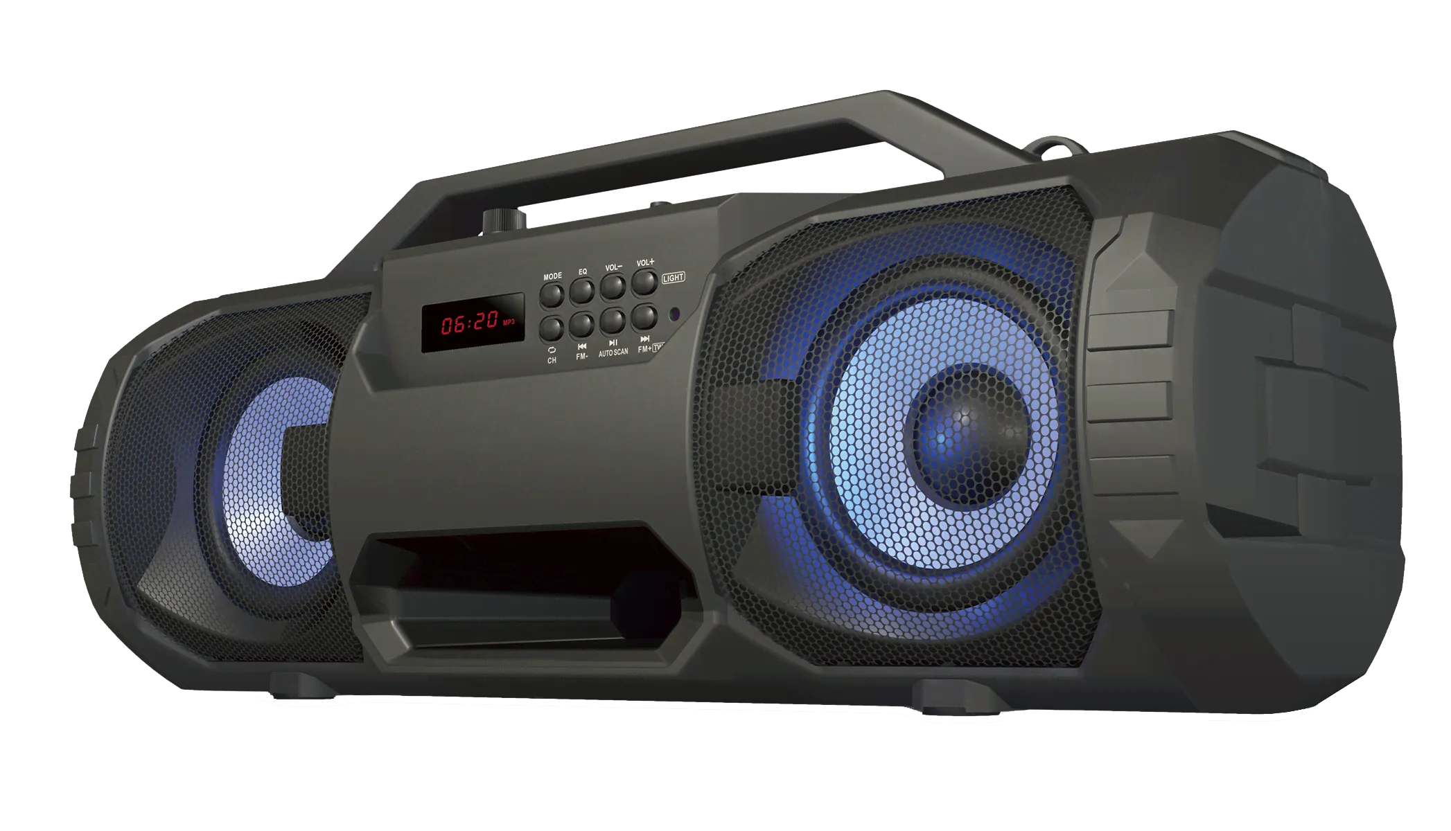 Магнитола Telefunken TF-PS1262B Black, магнитола