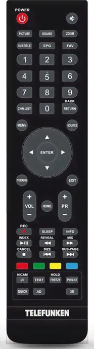 ЖК-телевизор Telefunken 43" TF-LED43S27T2-0