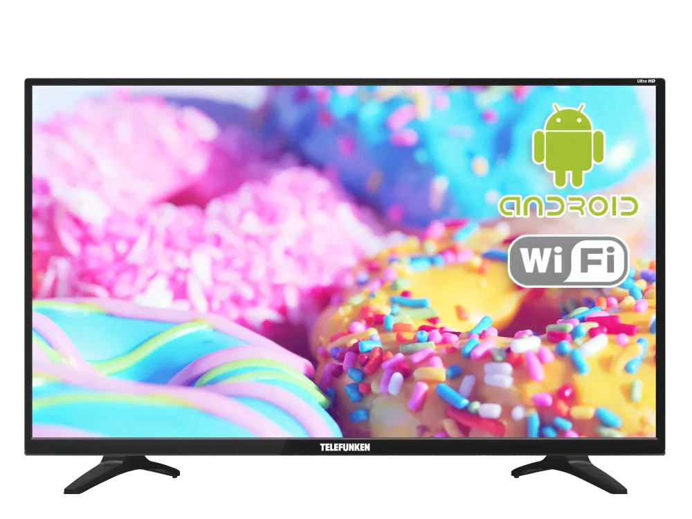 Телевизор LED 50" Telefunken TF-LED50S52T2SU черный SmartTV