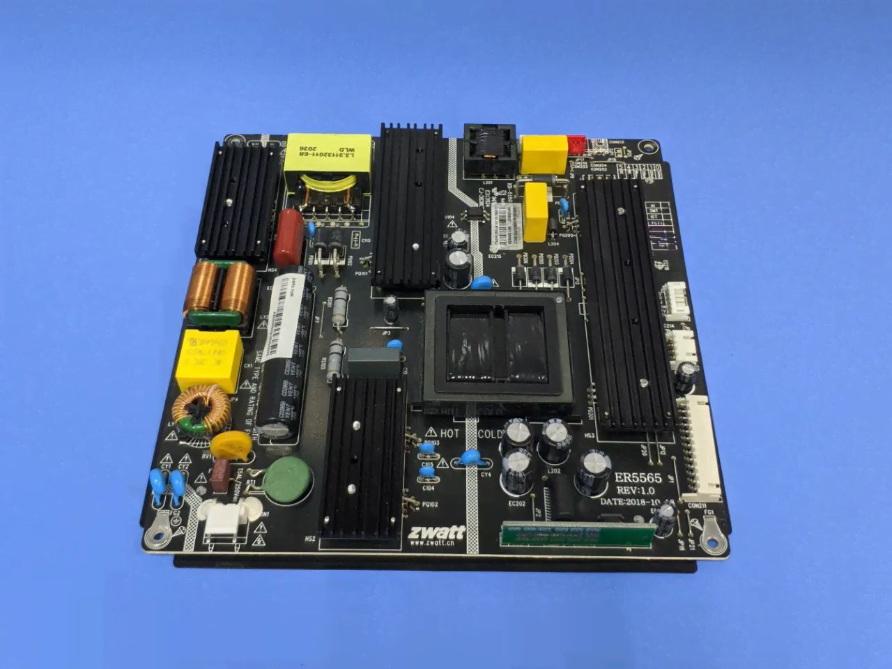 Блок питания ER5565 REV:1.0 телевизора Telefunken TF-LED65S02T2SU-0