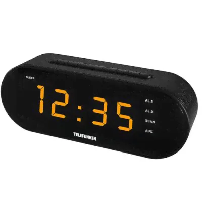 Радиочасы Telefunken TF-1573 Black-Amber в Ростове-на-Дону-0
